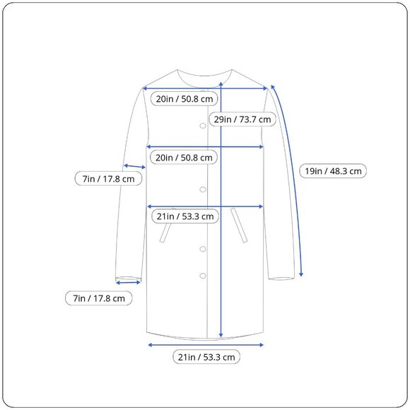 Vintage Sandison Womens Blue Double-Breasted Coat With Buttons - Picture 8 of 8